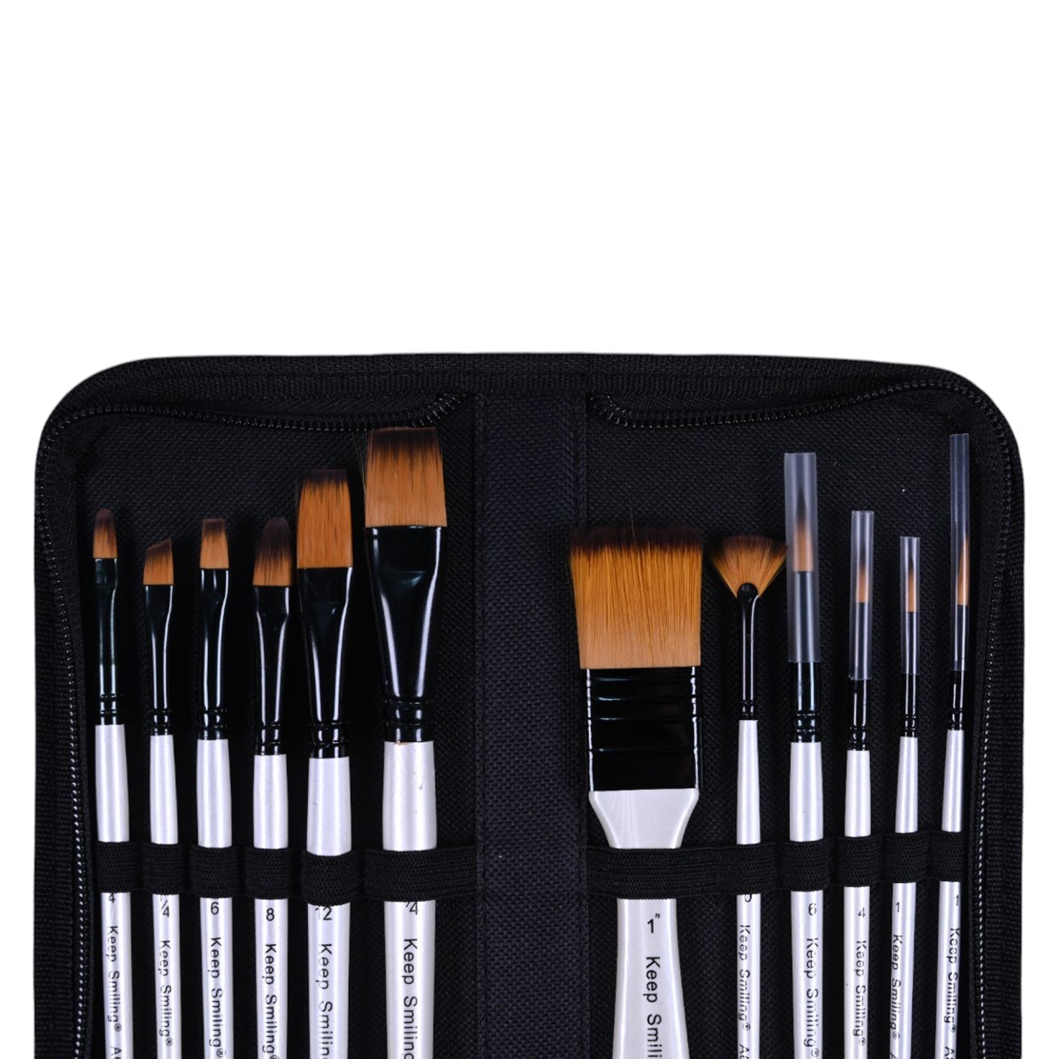 12-Piece Valuet Brush Set with Storage Wallet