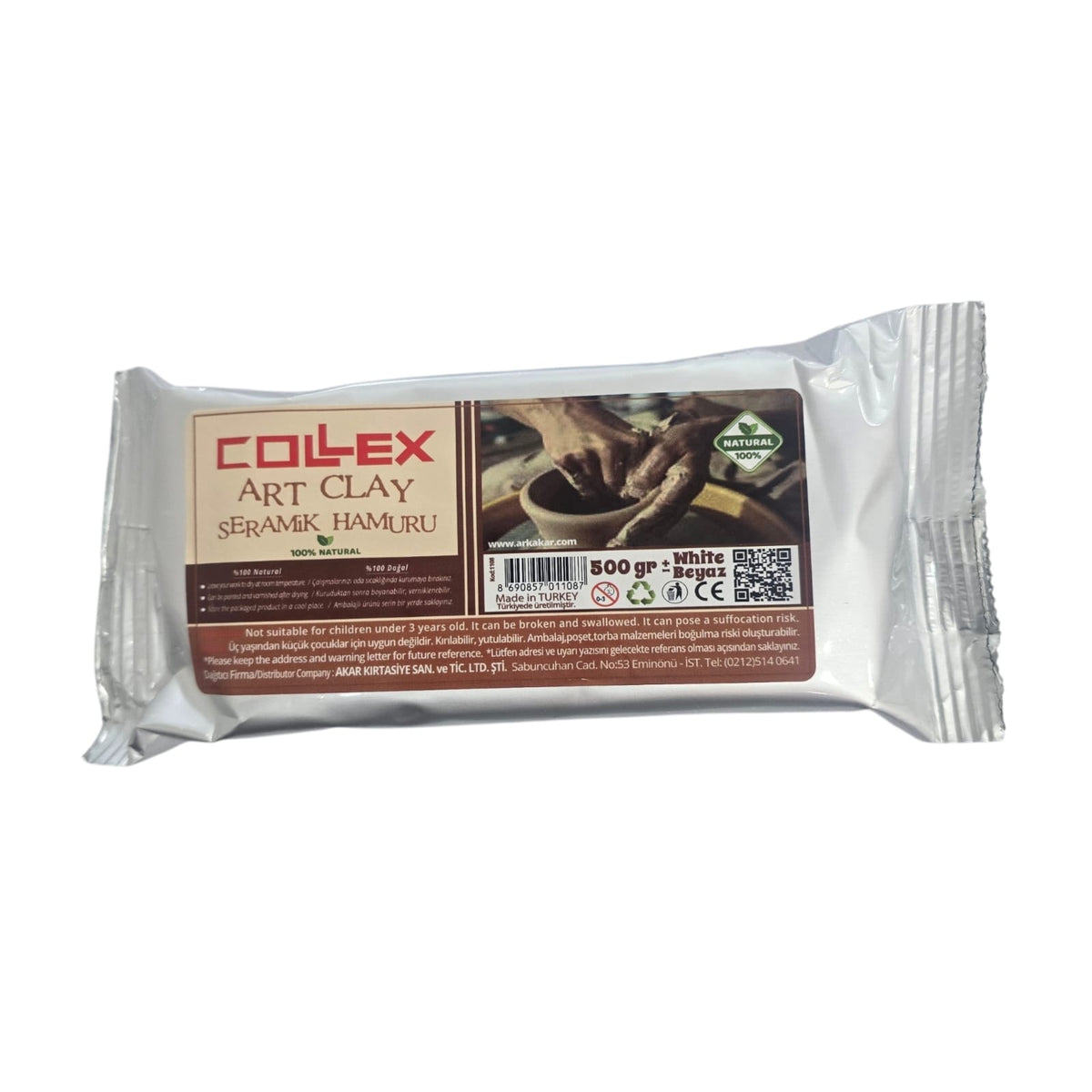 Air Dry Modeling Clay White