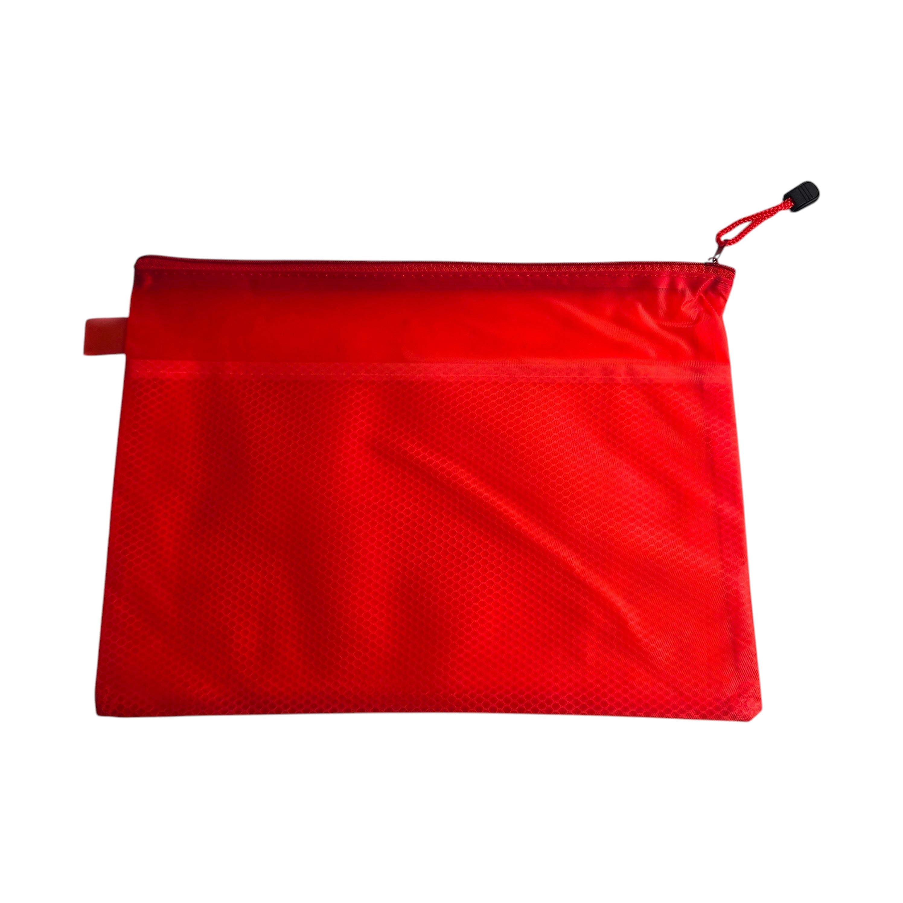 A4 Mesh Zipper Document Bag