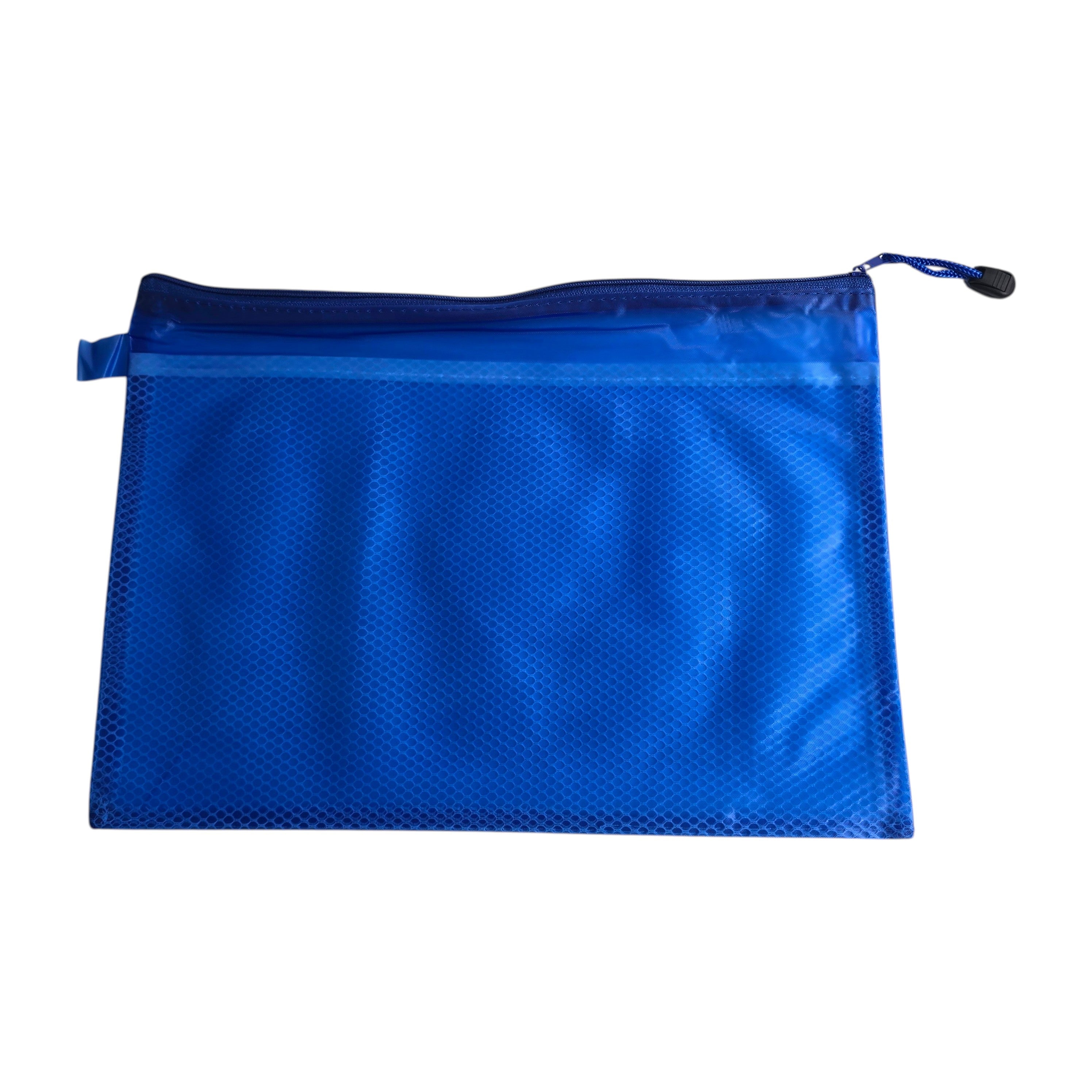 A4 Mesh Zipper Document Bag
