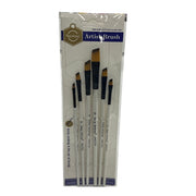 Angled Artist Paint Brush Set 6 PCS