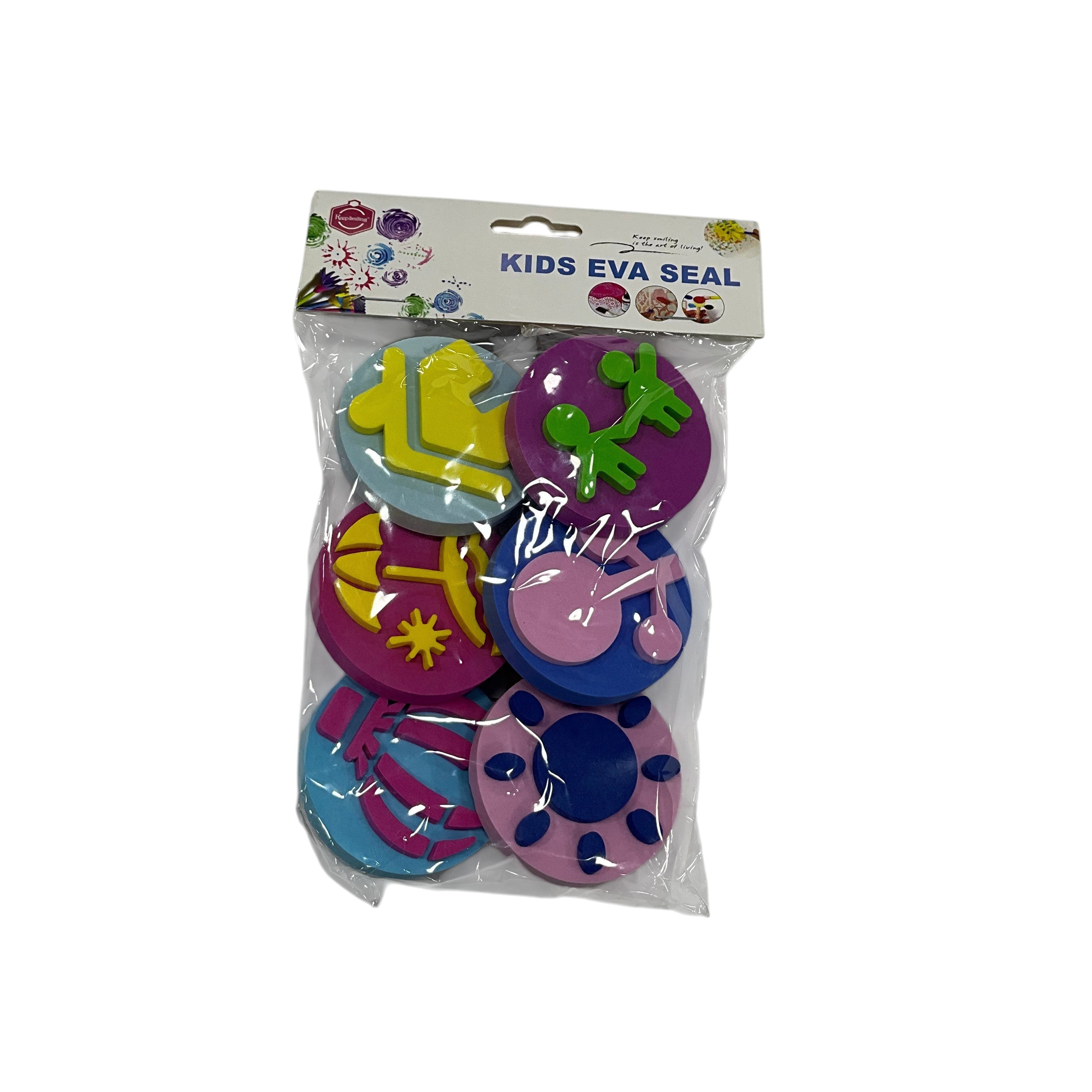 Kids EVA Stamp Set Assorted Shapes