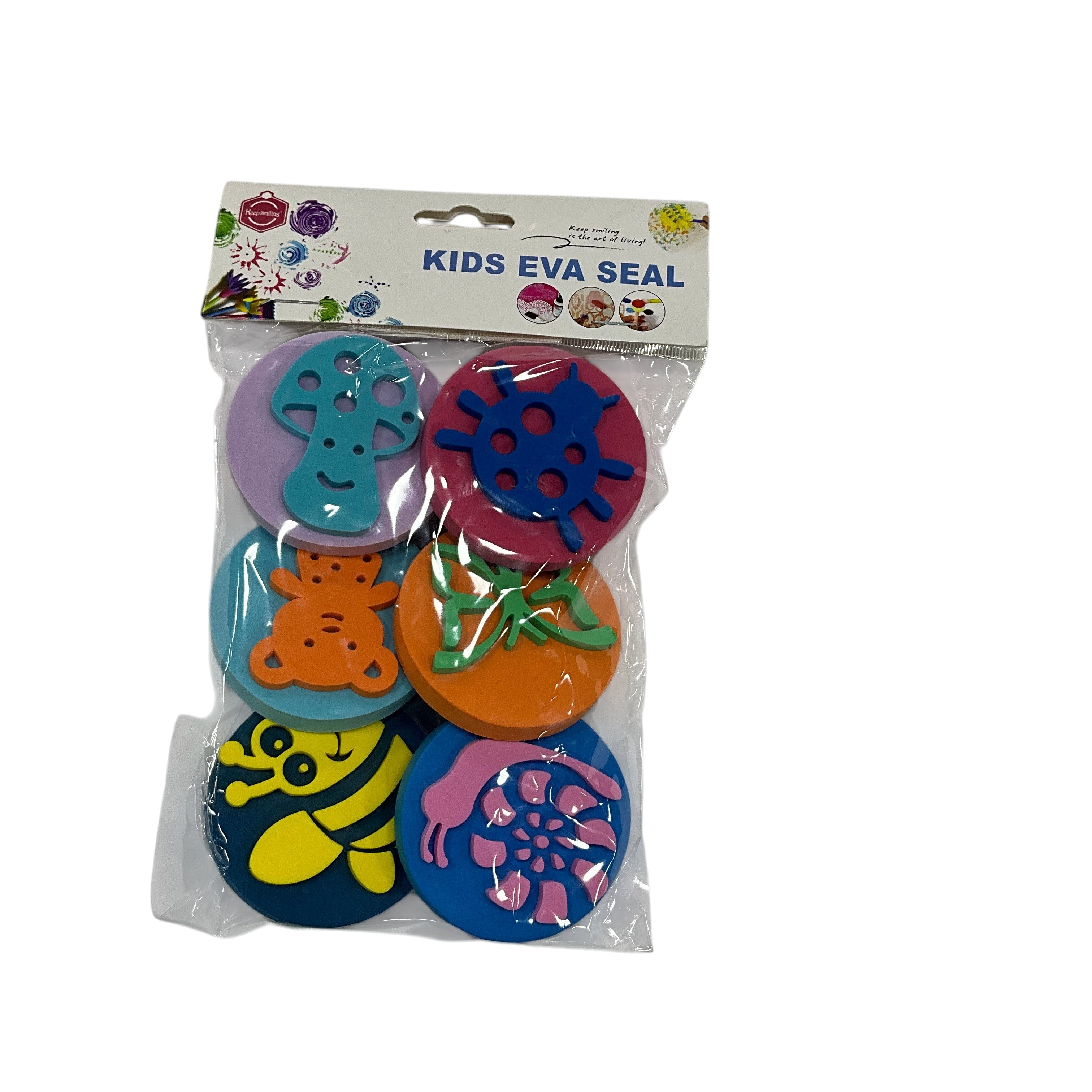 Kids EVA Stamp Set Assorted Shapes