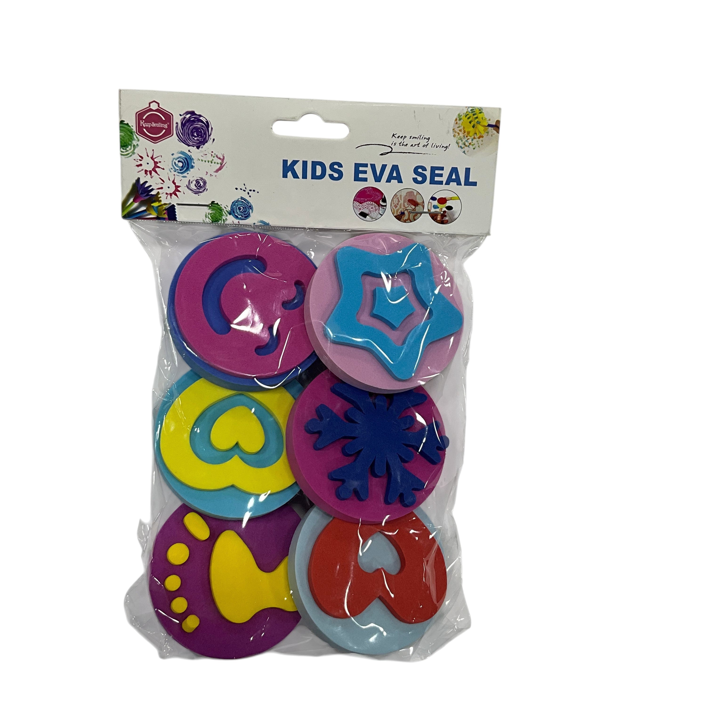 Kids EVA Stamp Set Assorted Shapes