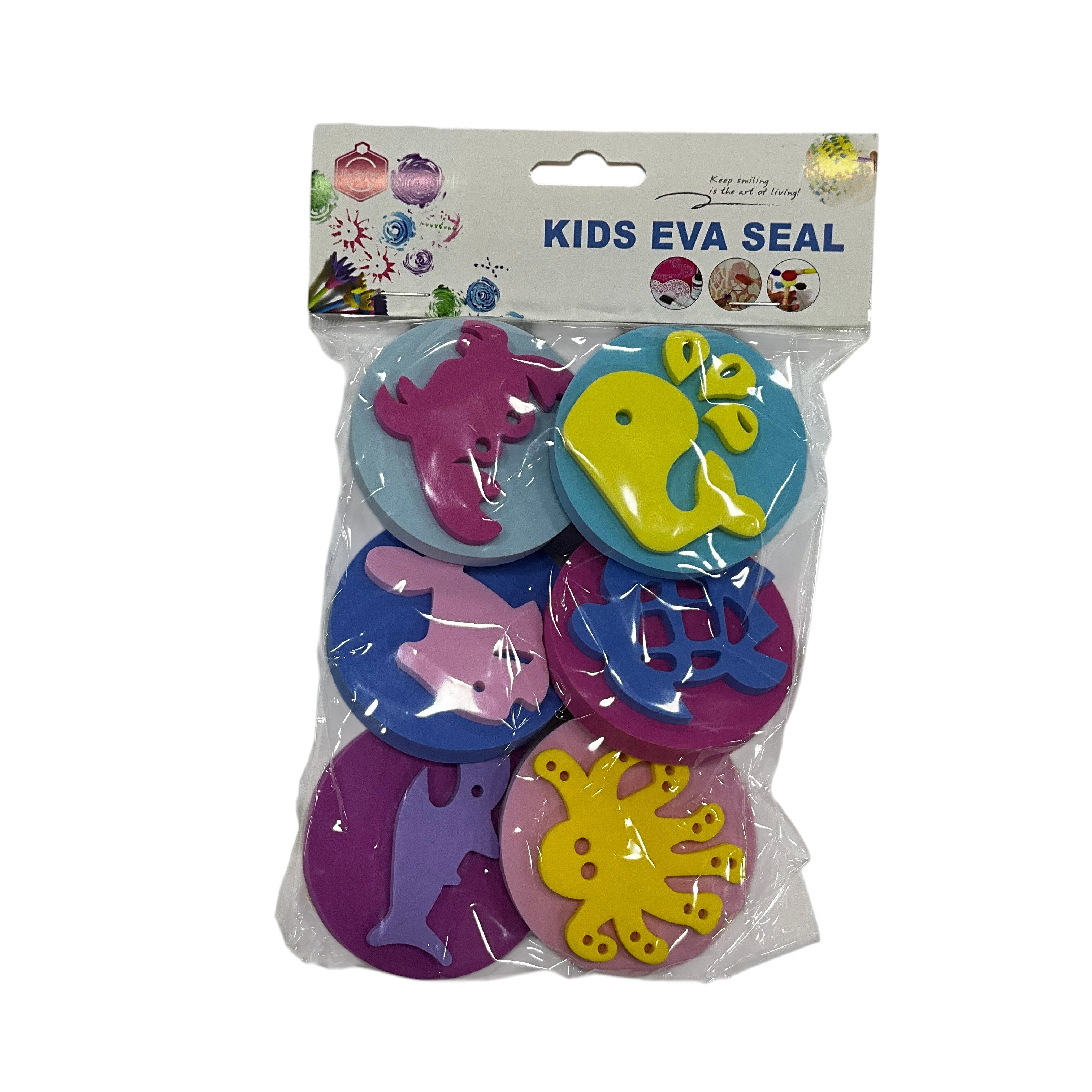 Kids EVA Stamp Set Assorted Shapes