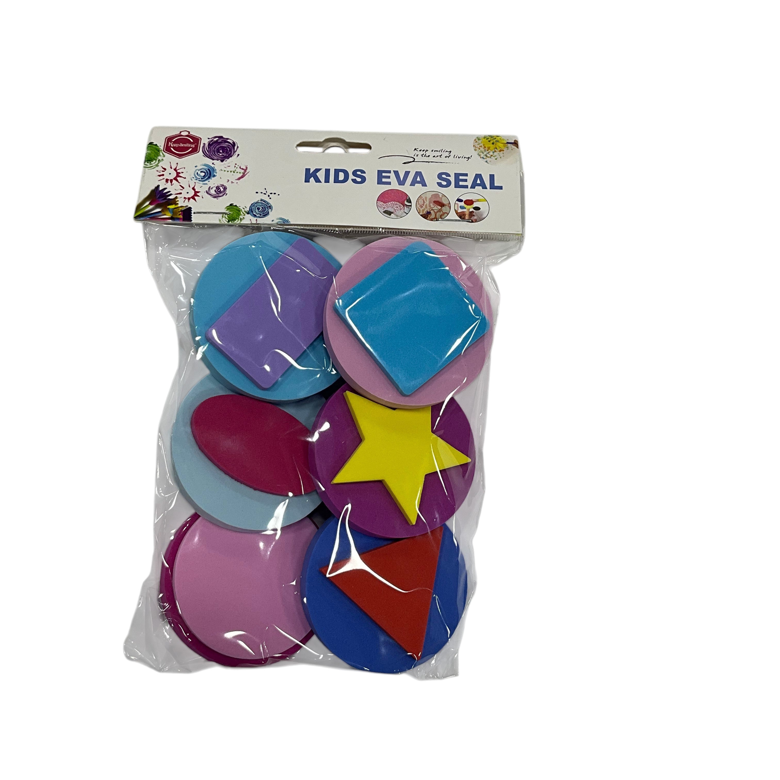 Kids EVA Stamp Set Assorted Shapes