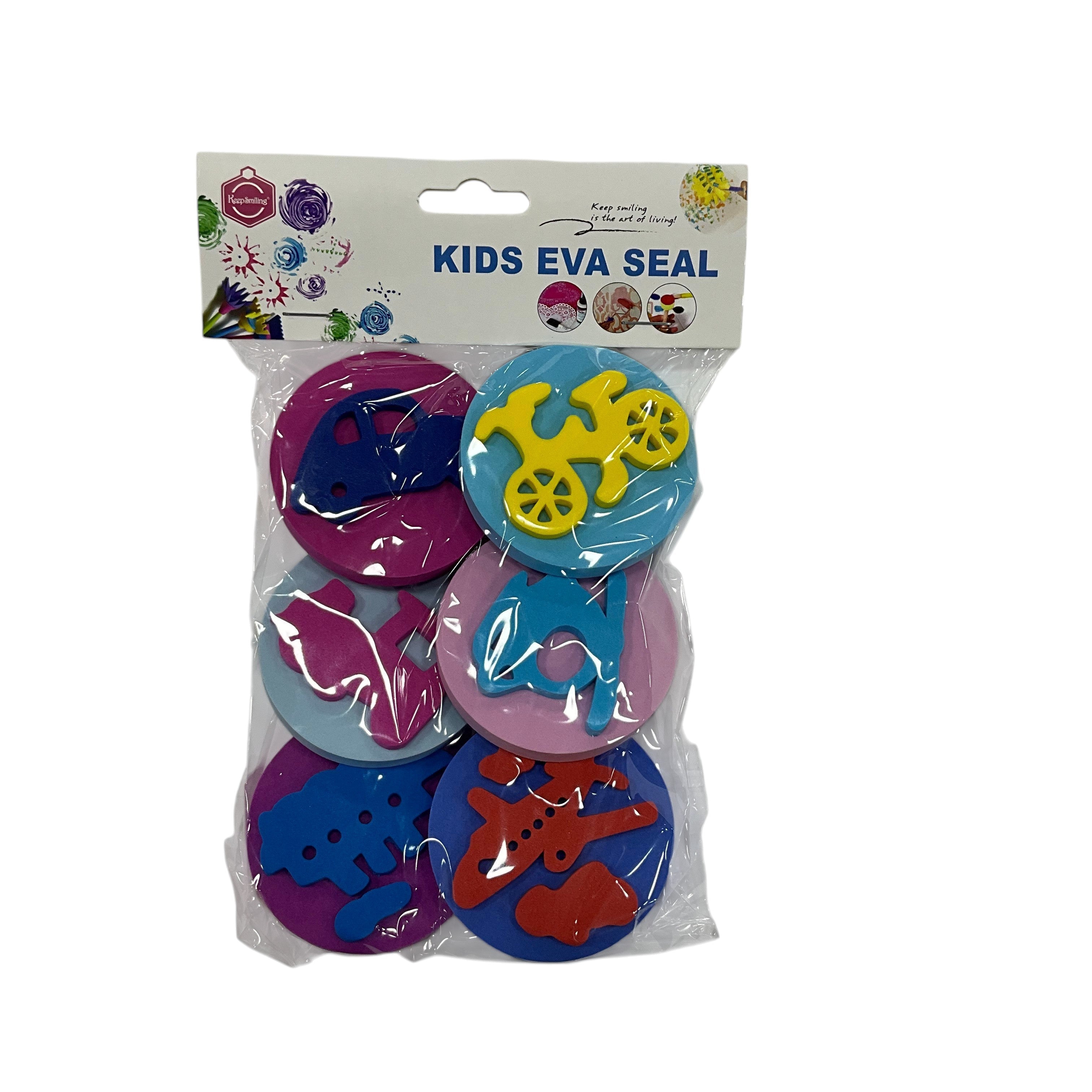 Kids EVA Stamp Set Assorted Shapes