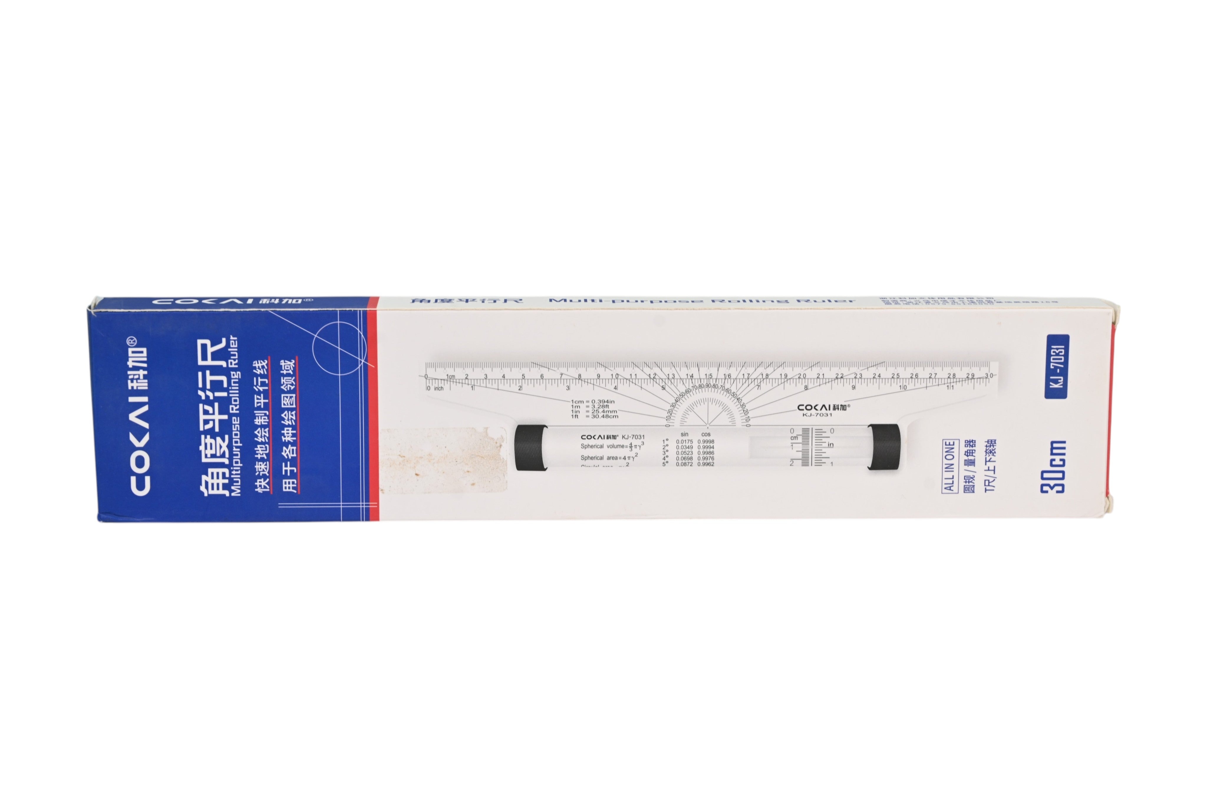 30cm Multi-Purpose Rolling Ruler