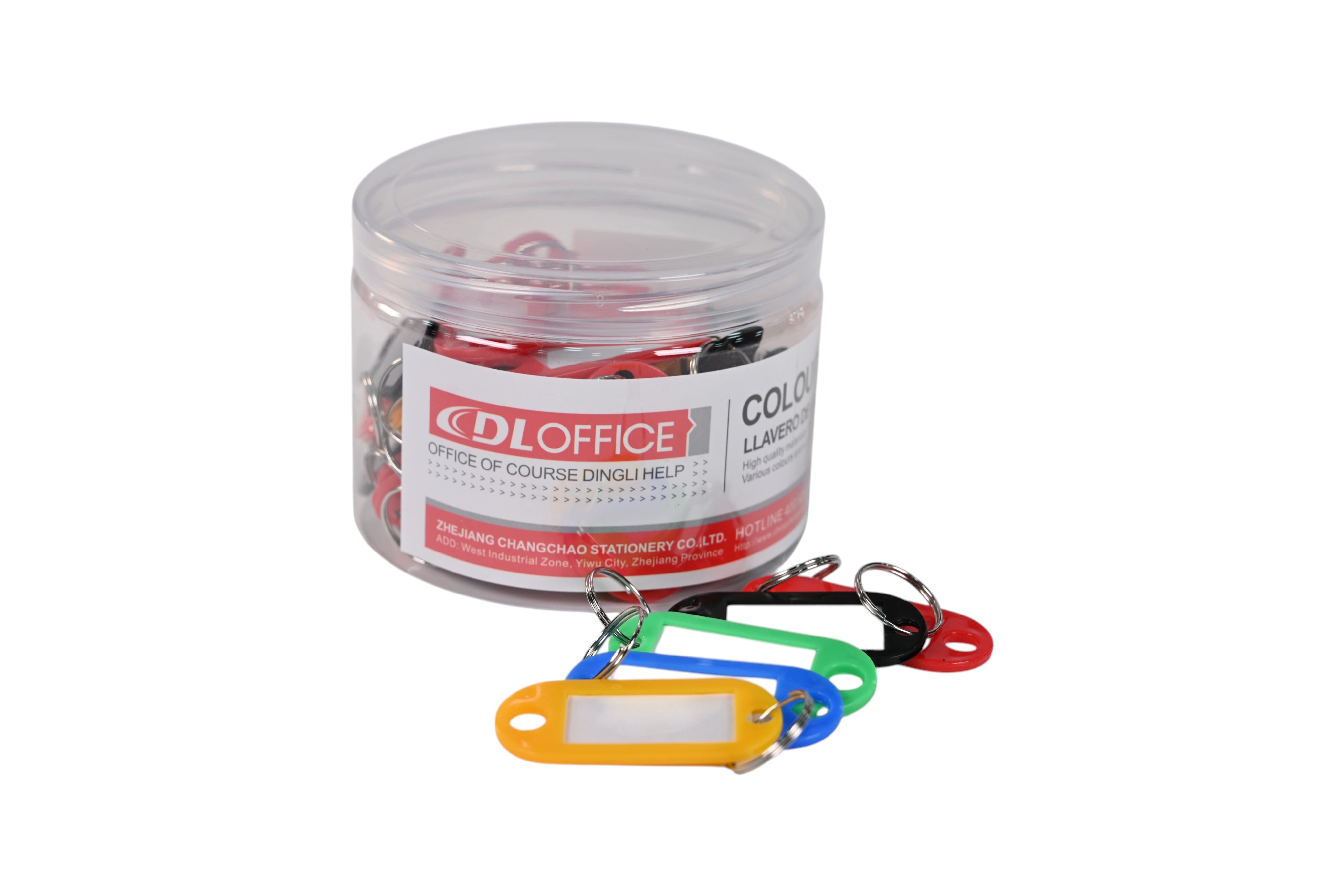 Color Key Tags with Ring
