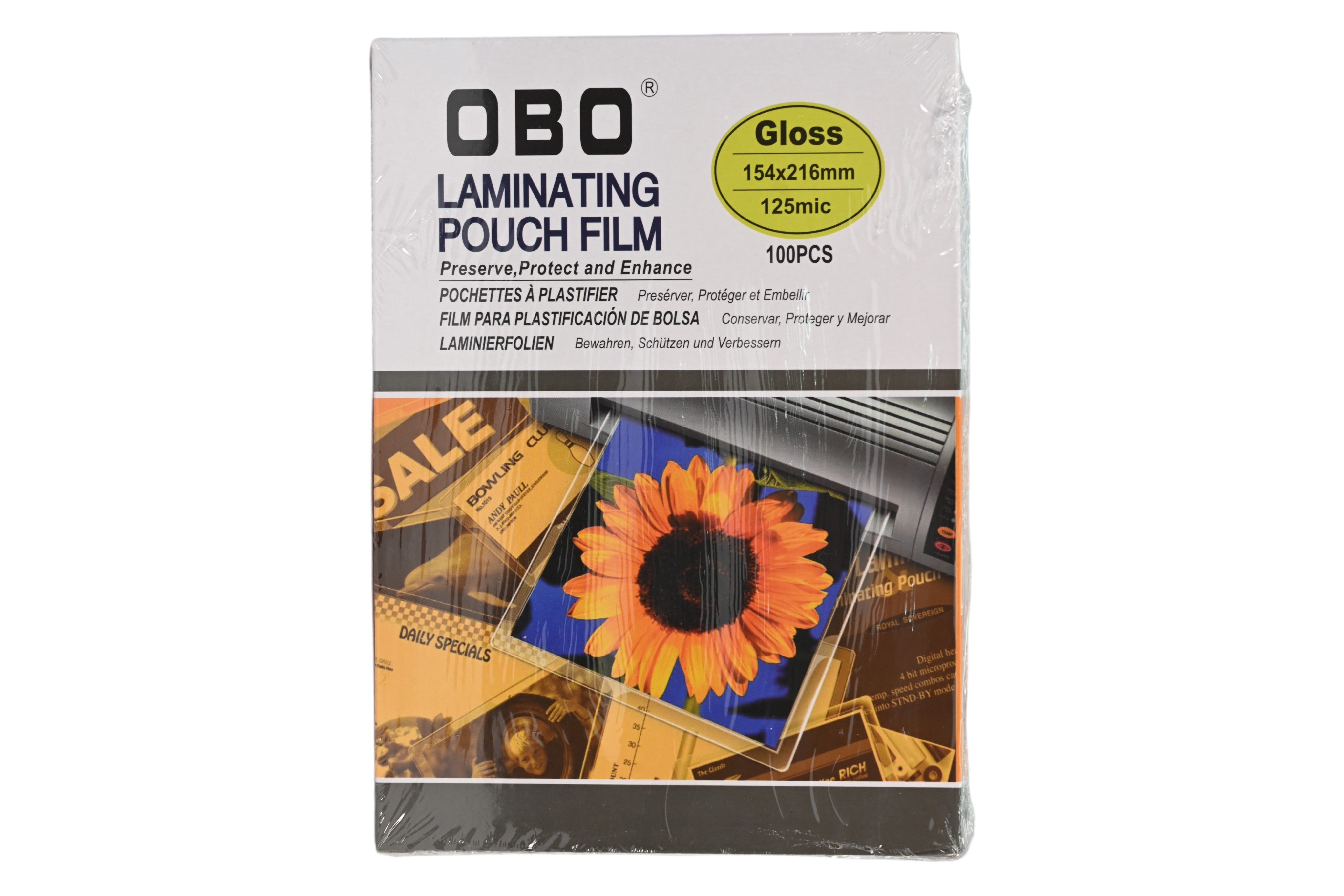 Laminating Pouch Film 125 Microns 100 Sheets