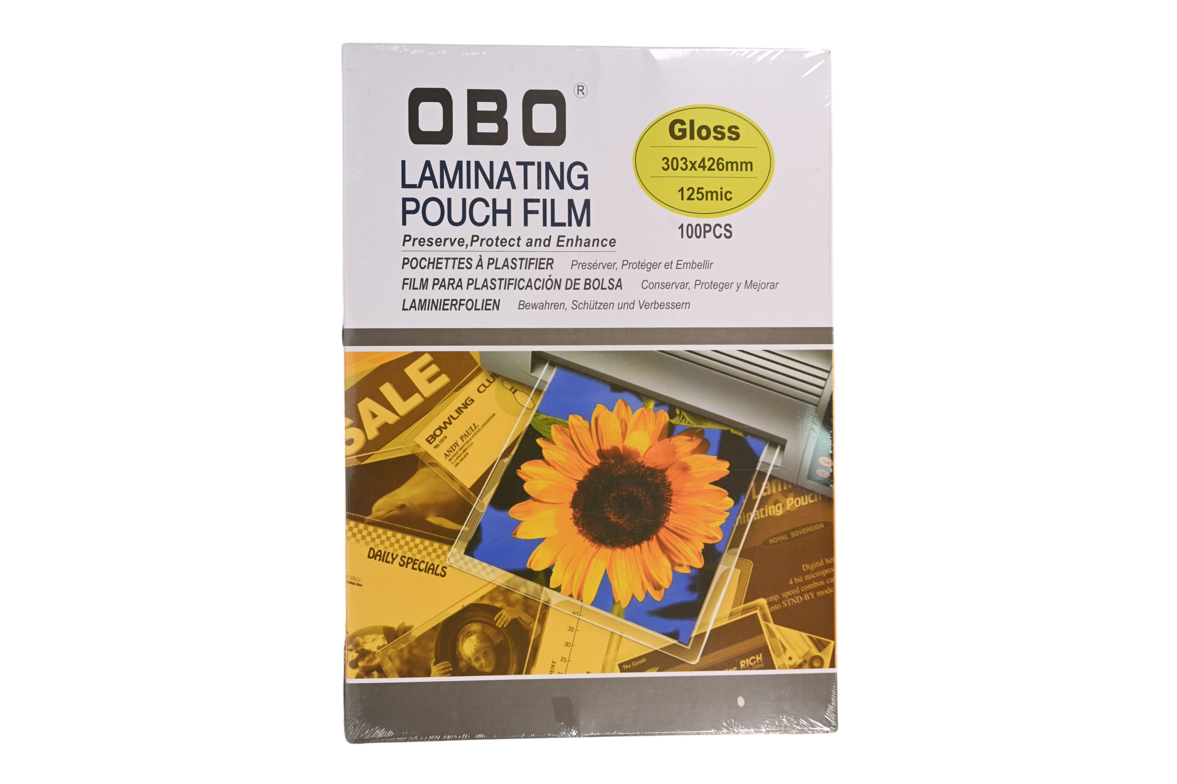 Laminating Pouch Film 125 Microns 100 Sheets