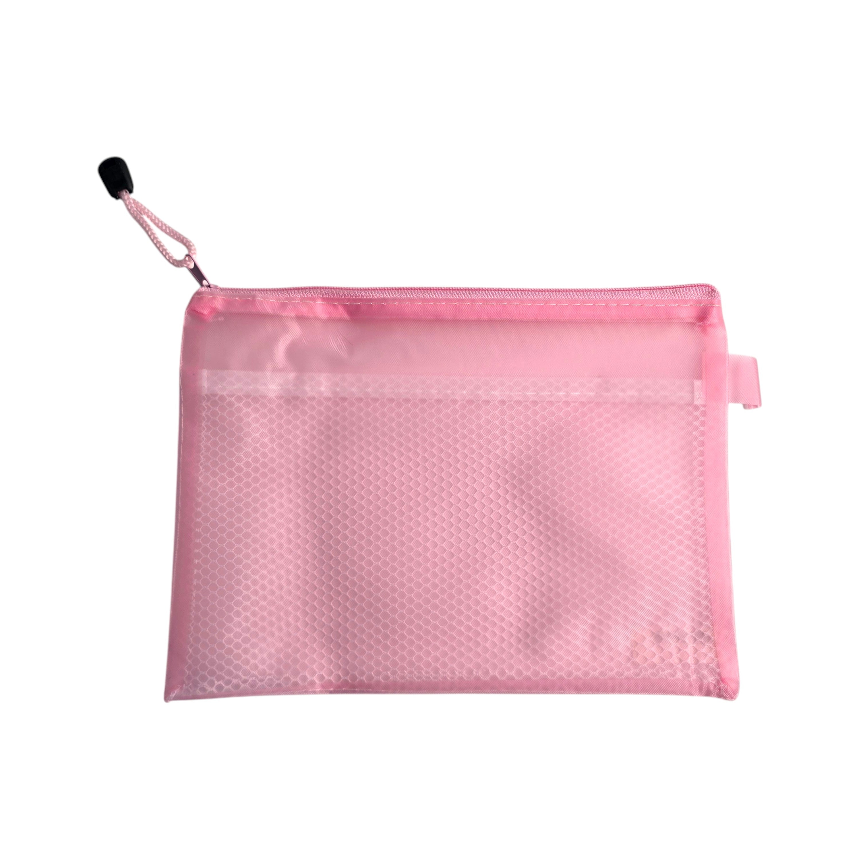 A5 Mesh Zipper Document Bag
