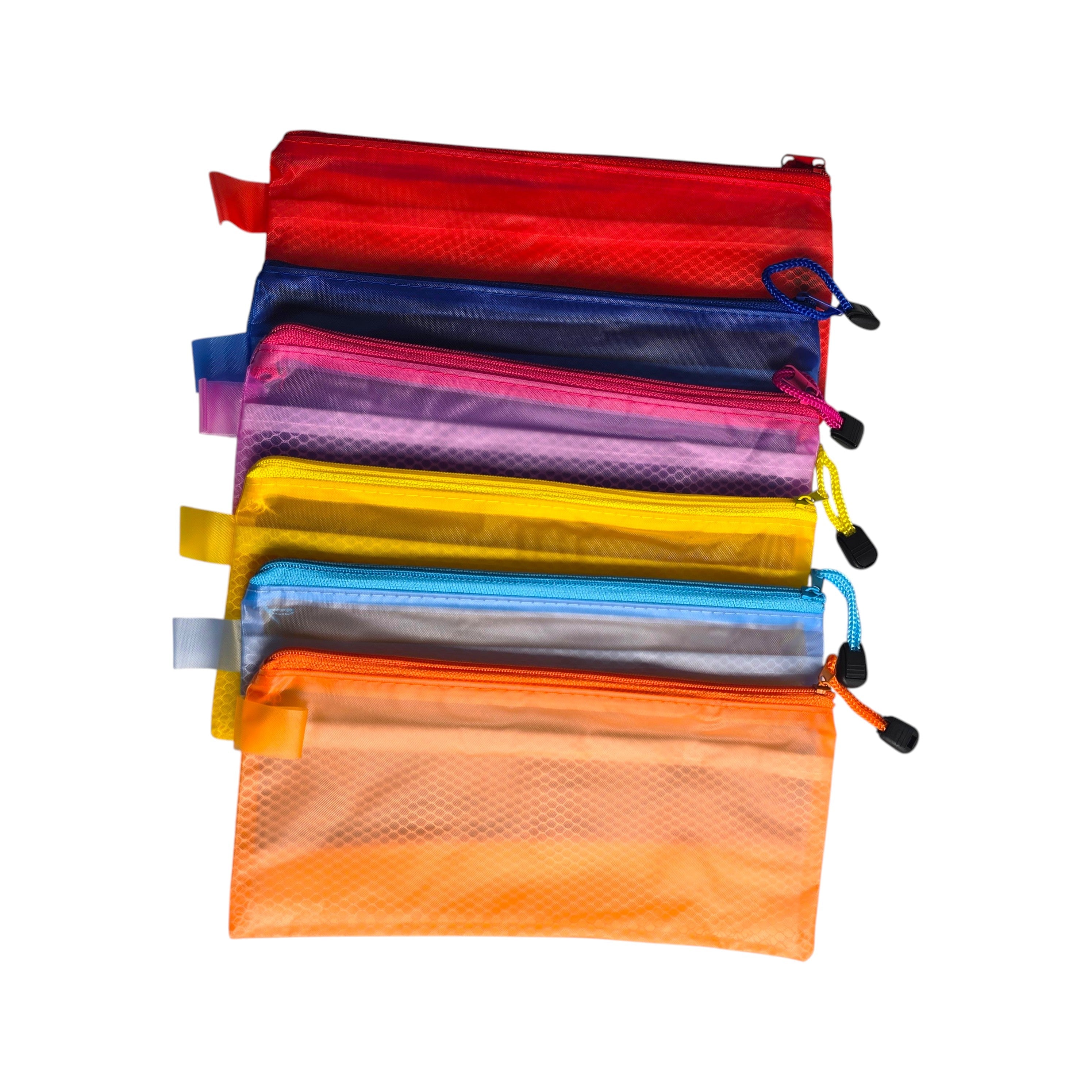 Mesh Zipper Document Bag 23*11CM