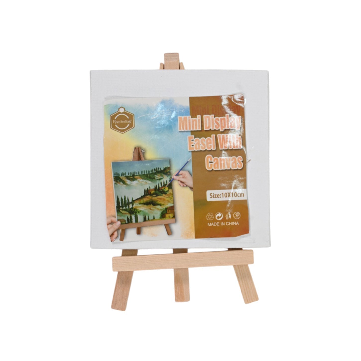 Mini Display Easel with Canvas 10*10