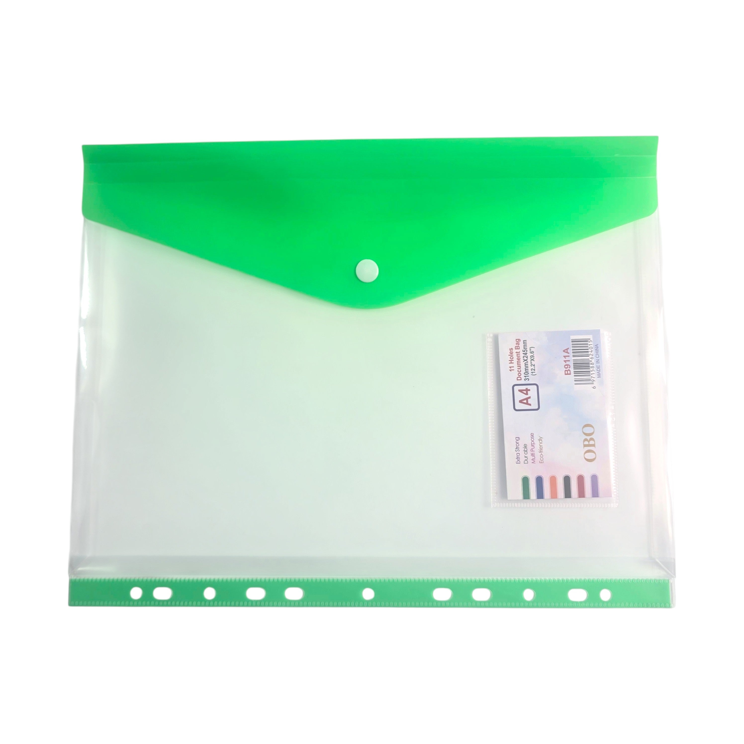 A4 Snap Button Document Envelope