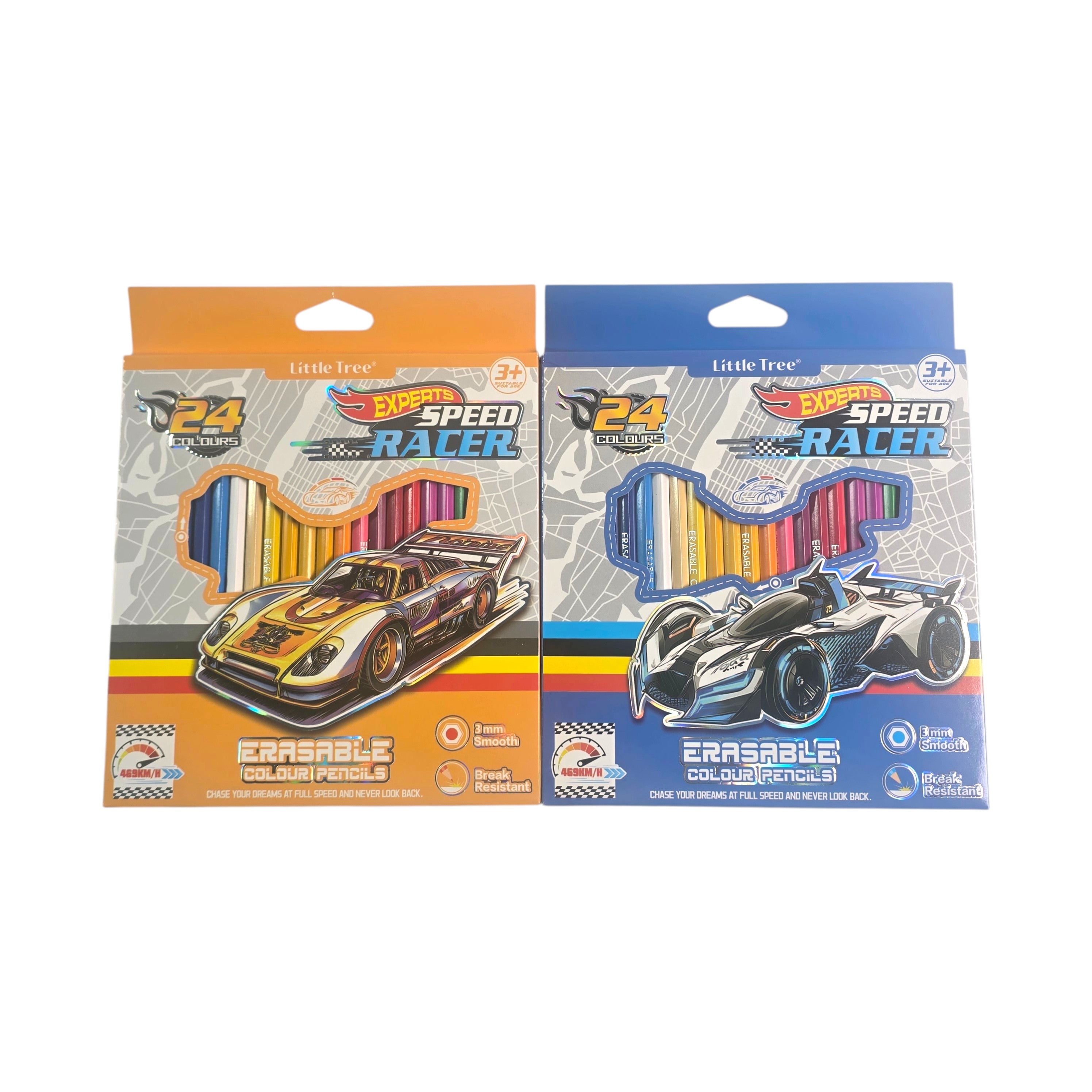 Speed Racer Erasable Colour Pencils