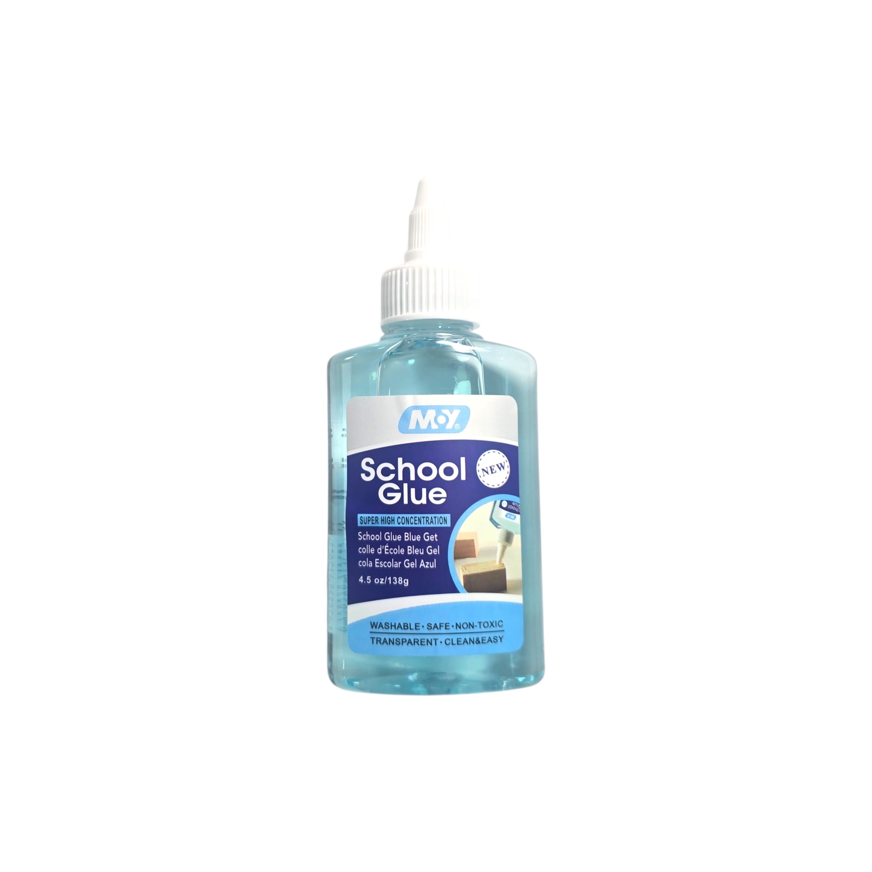 Transparent Blue School Glue