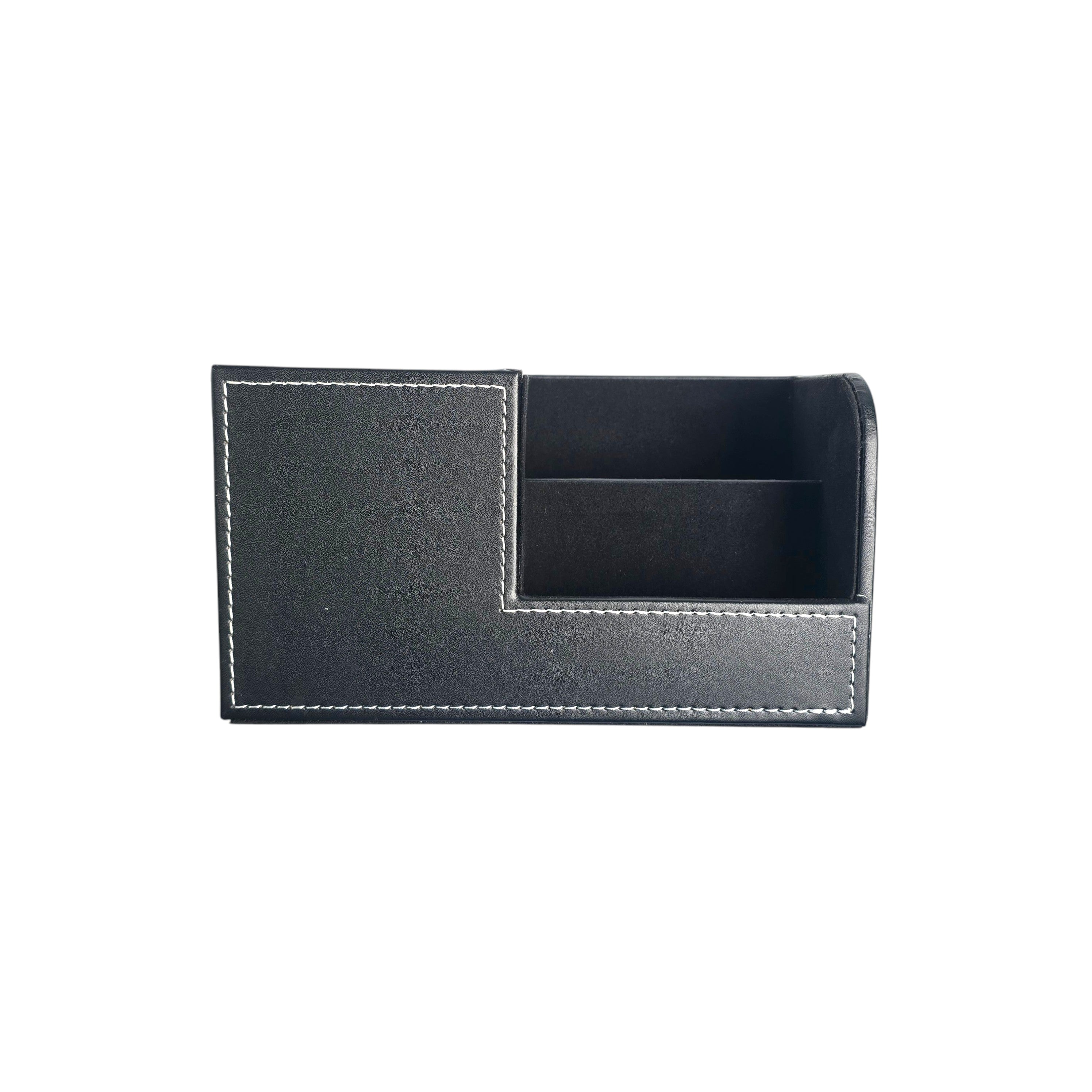 Leather Desk Organizer Pen Holder
