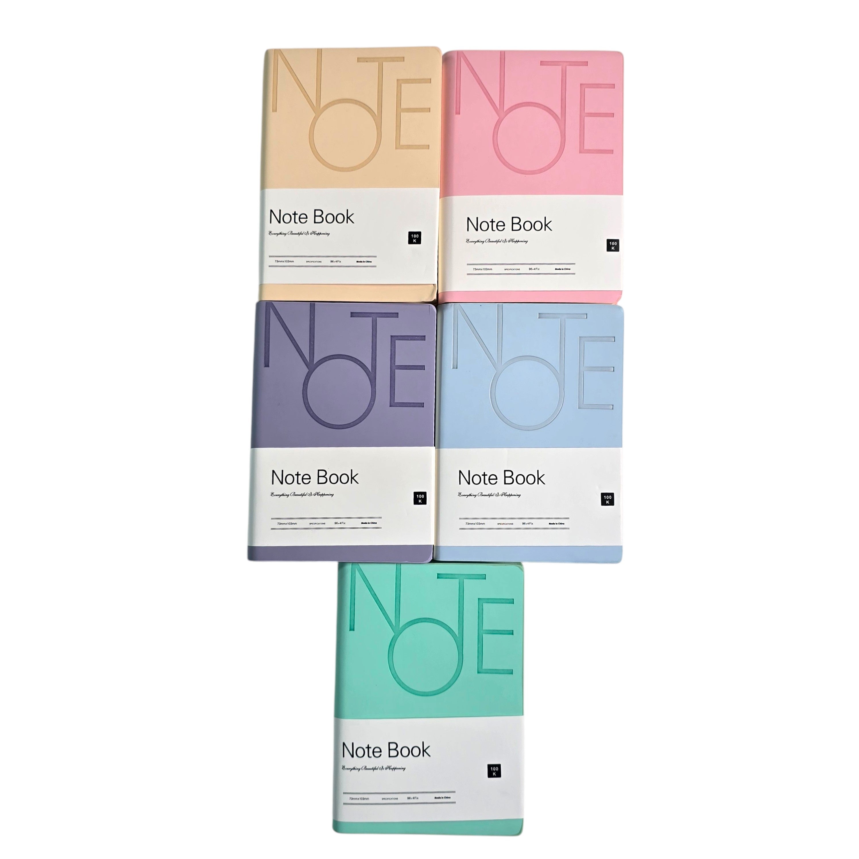 Pastel A7 Hardcover Notebook