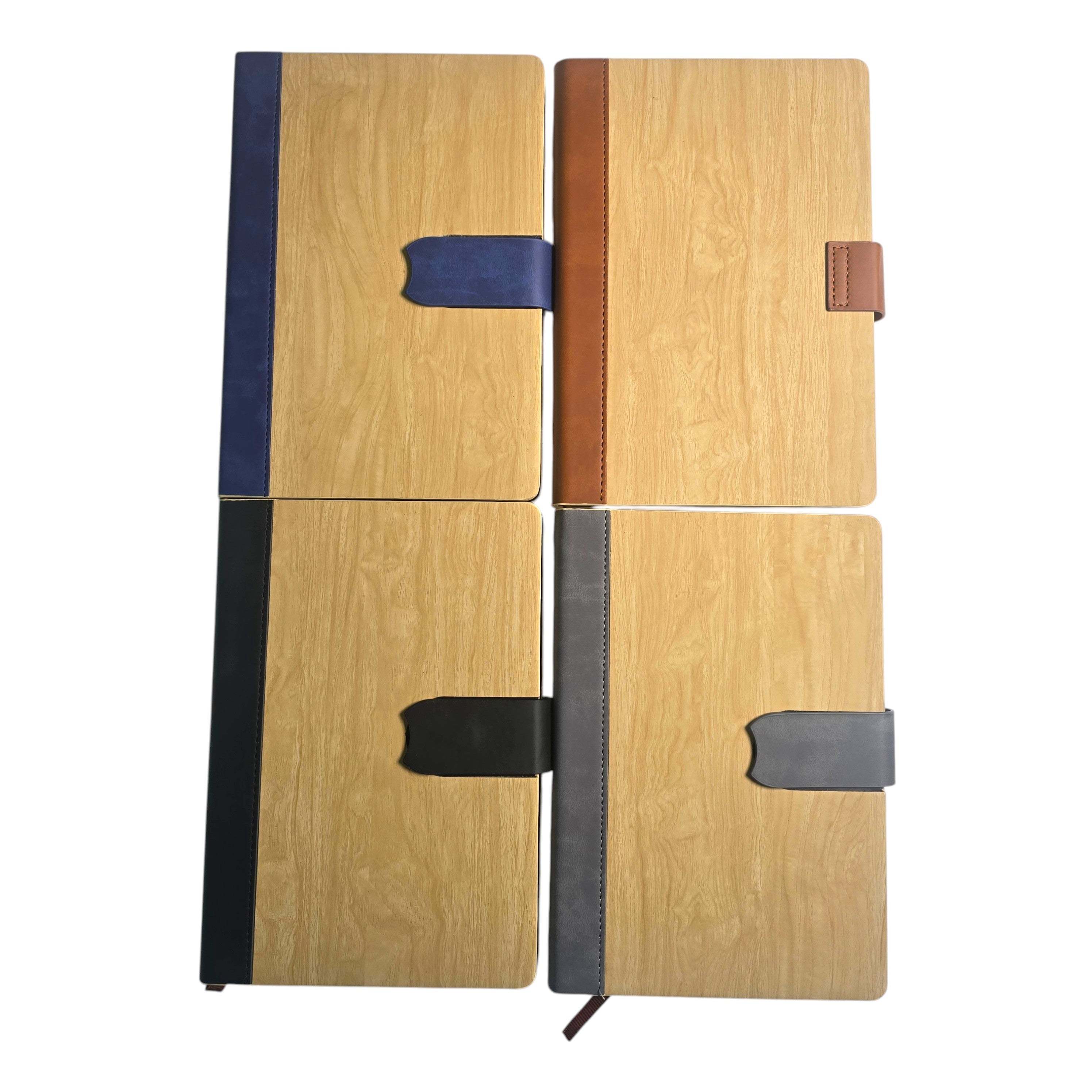 Wood Cover Executive Notebook A5