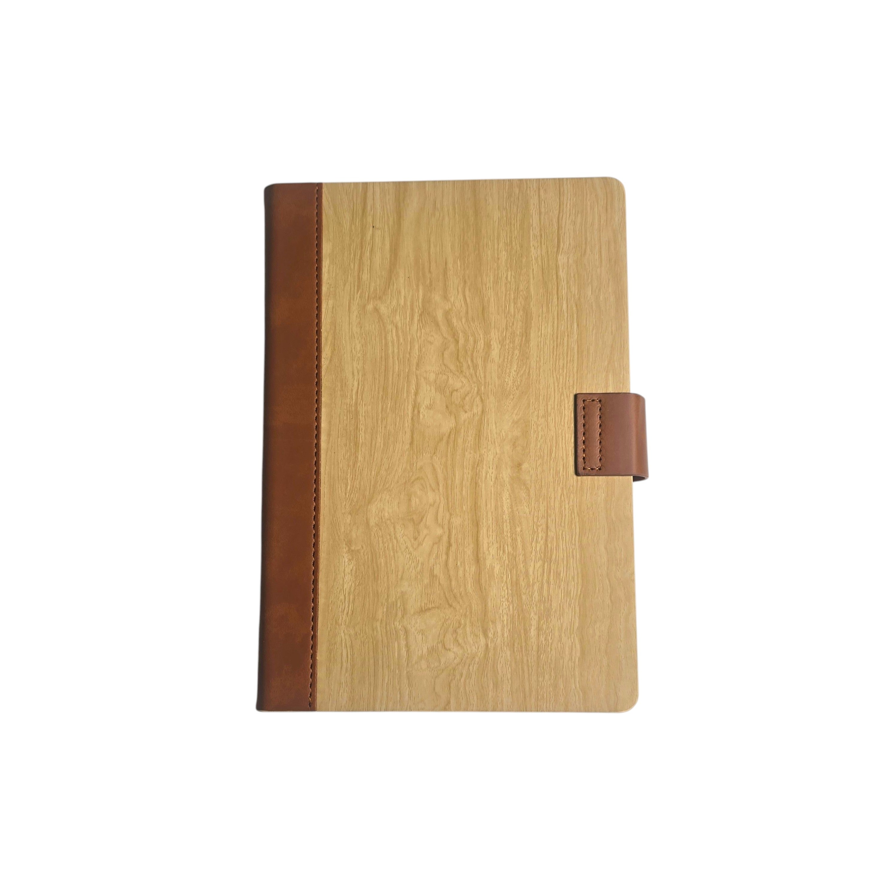 Wood Cover Executive Notebook A5
