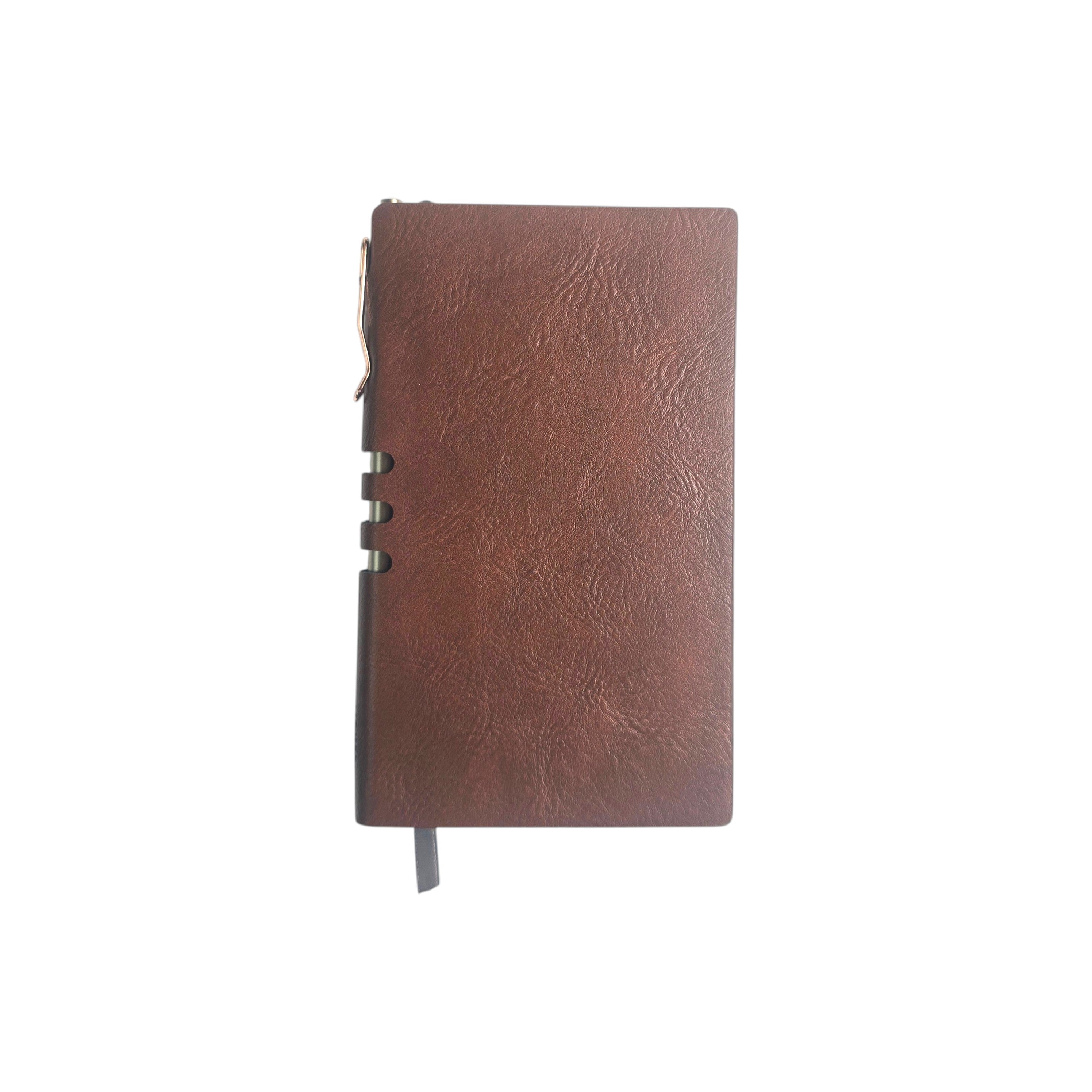 Premium Leather Pocket Notebook A6 with Pen