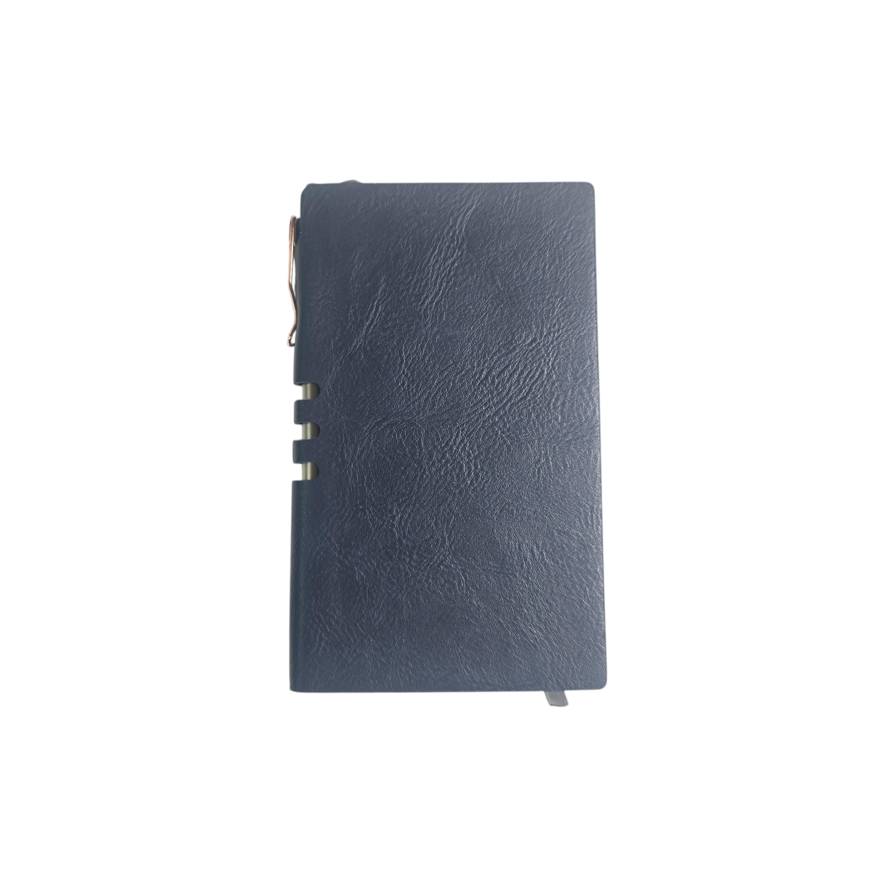 Premium Leather Pocket Notebook A6 with Pen