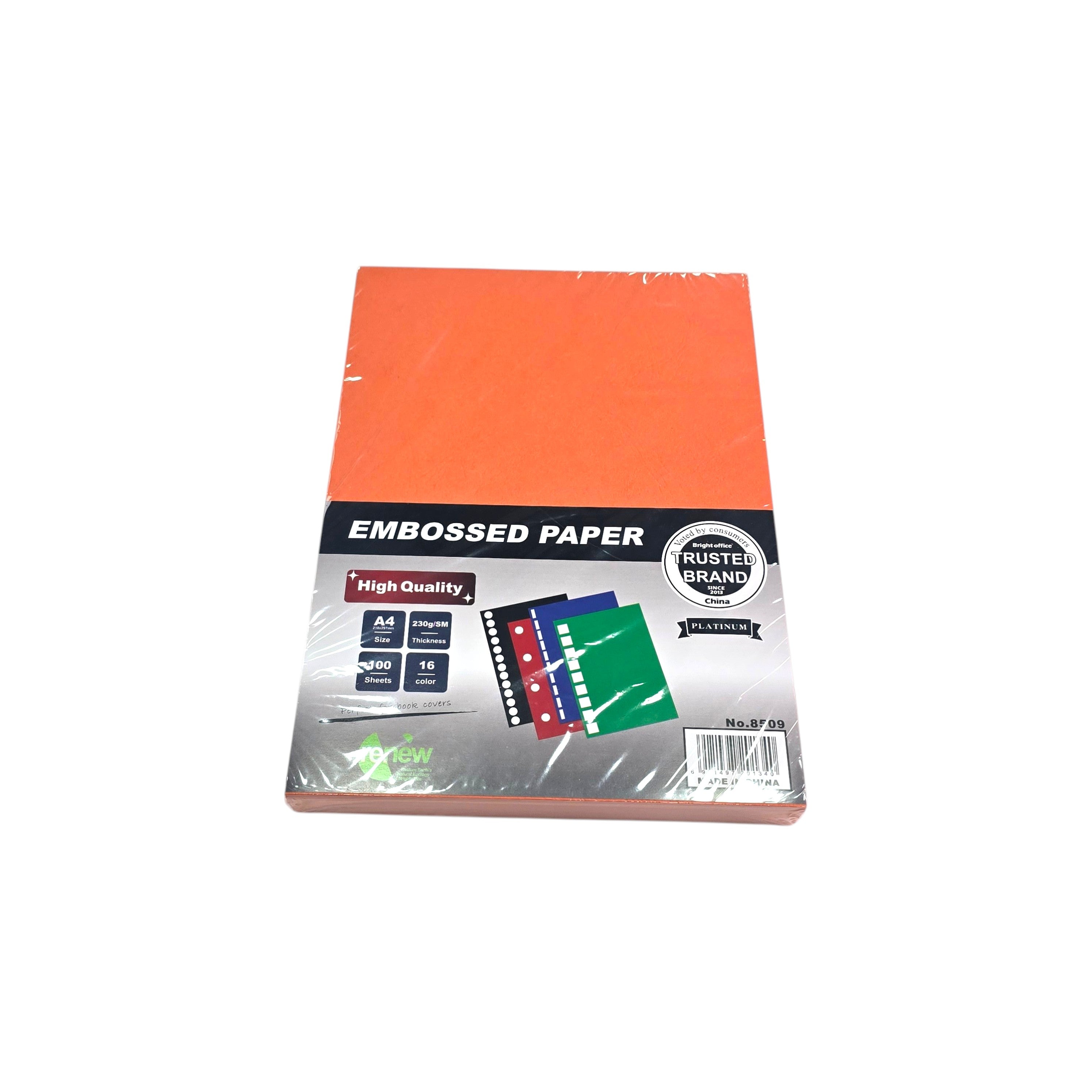 A4 Embossed Cover Paper