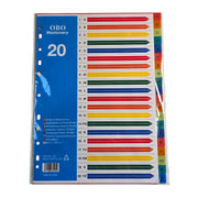 A4 Alphabet Divider Tabs 20-Part