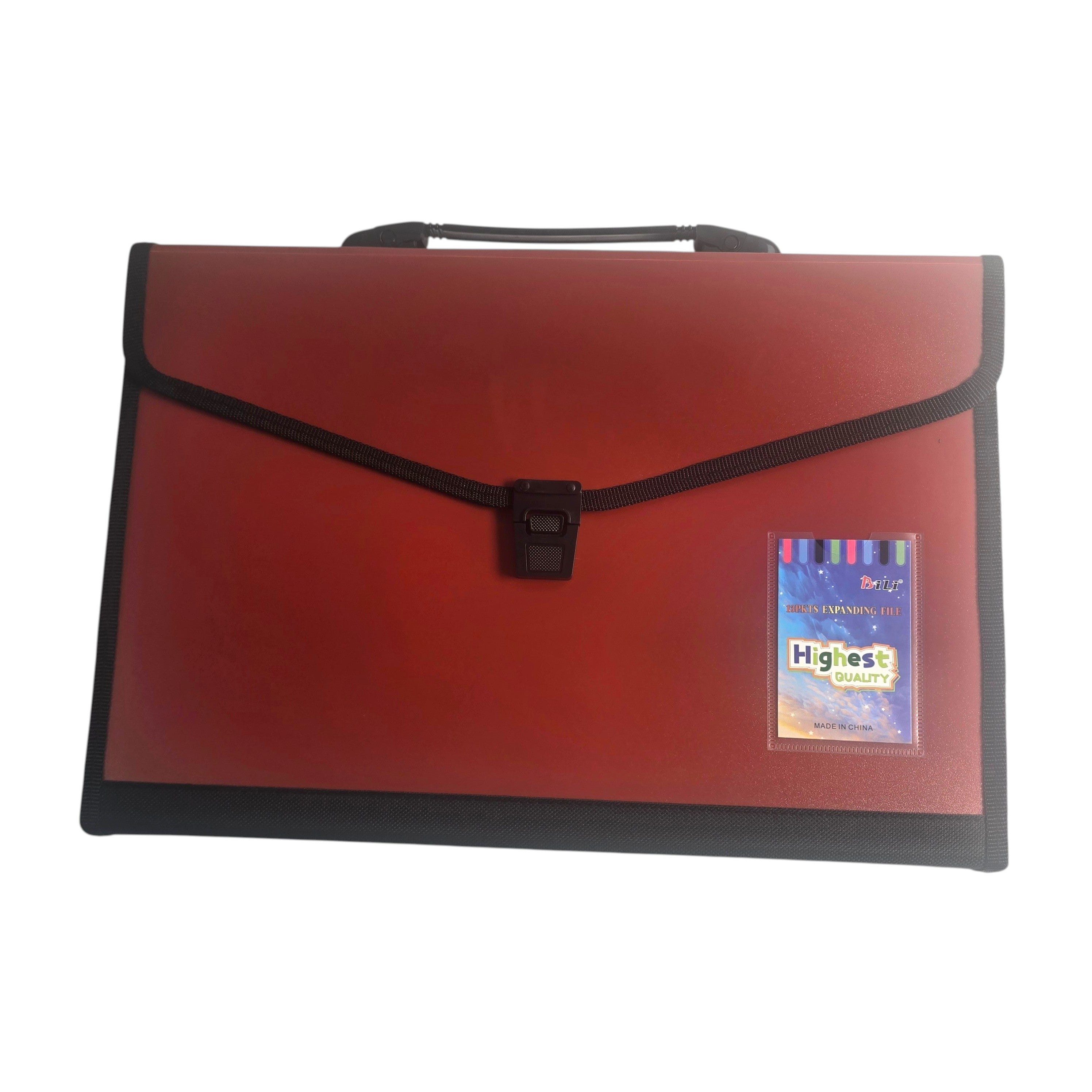 A4 Expanding File Case with Handle