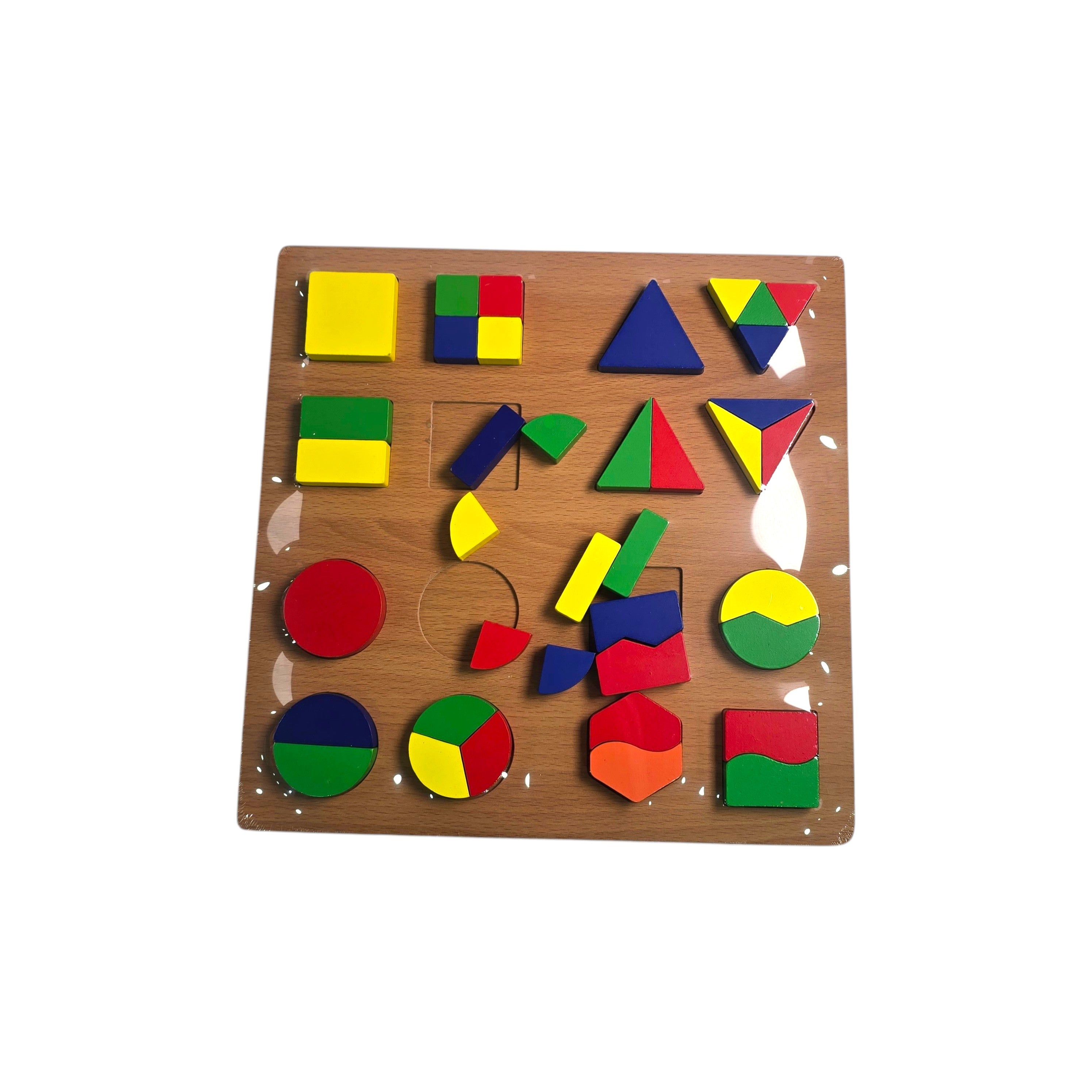 Wooden Shape Puzzle Board Set