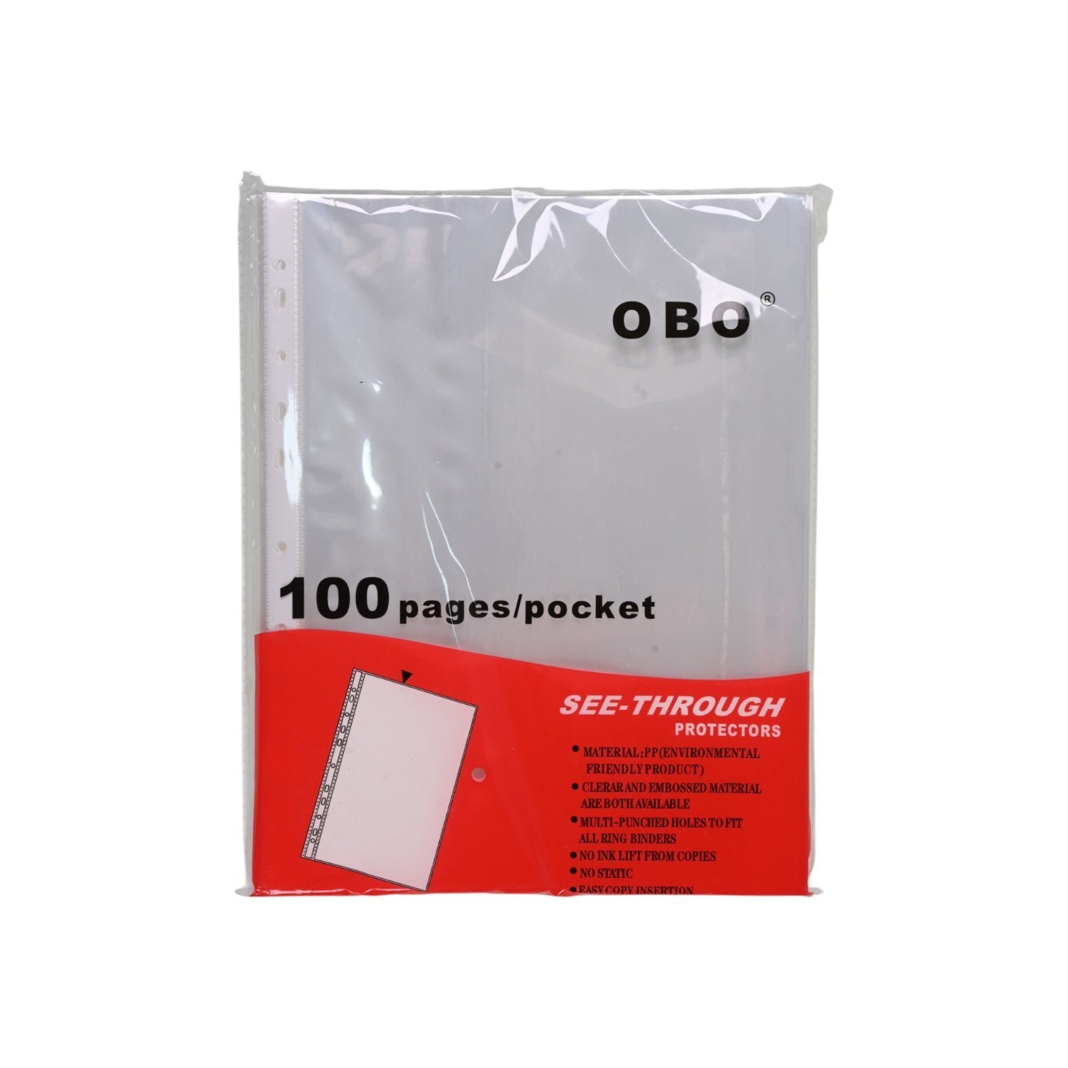 OBO Smooth Sheet Protector 30mic