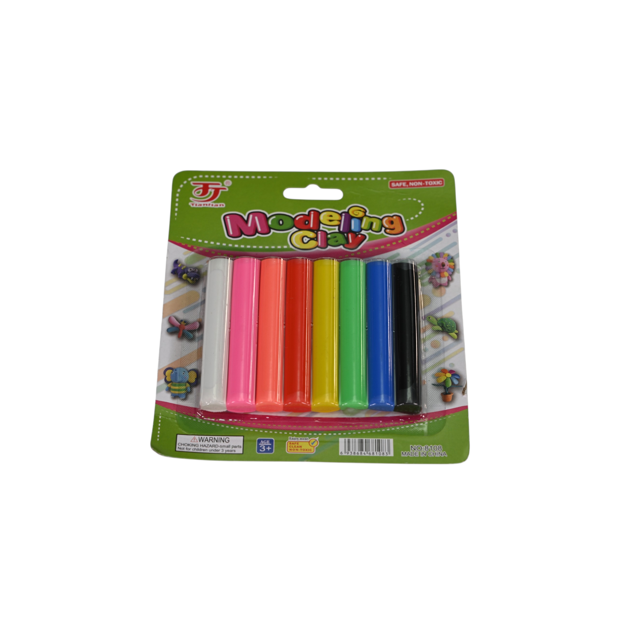 8 Colors Modeling Clay Sticks Set