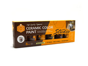Ceramic Color Paint Set – 8 Pieces