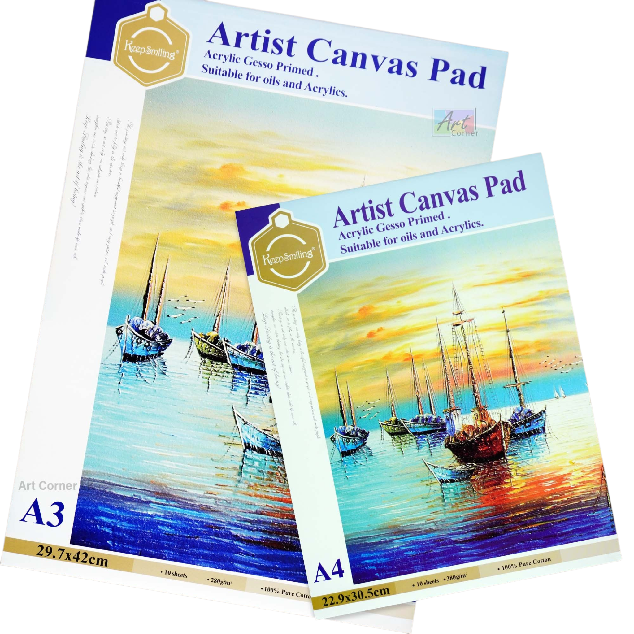 Artist Canvas Pad 280g 10 sheets