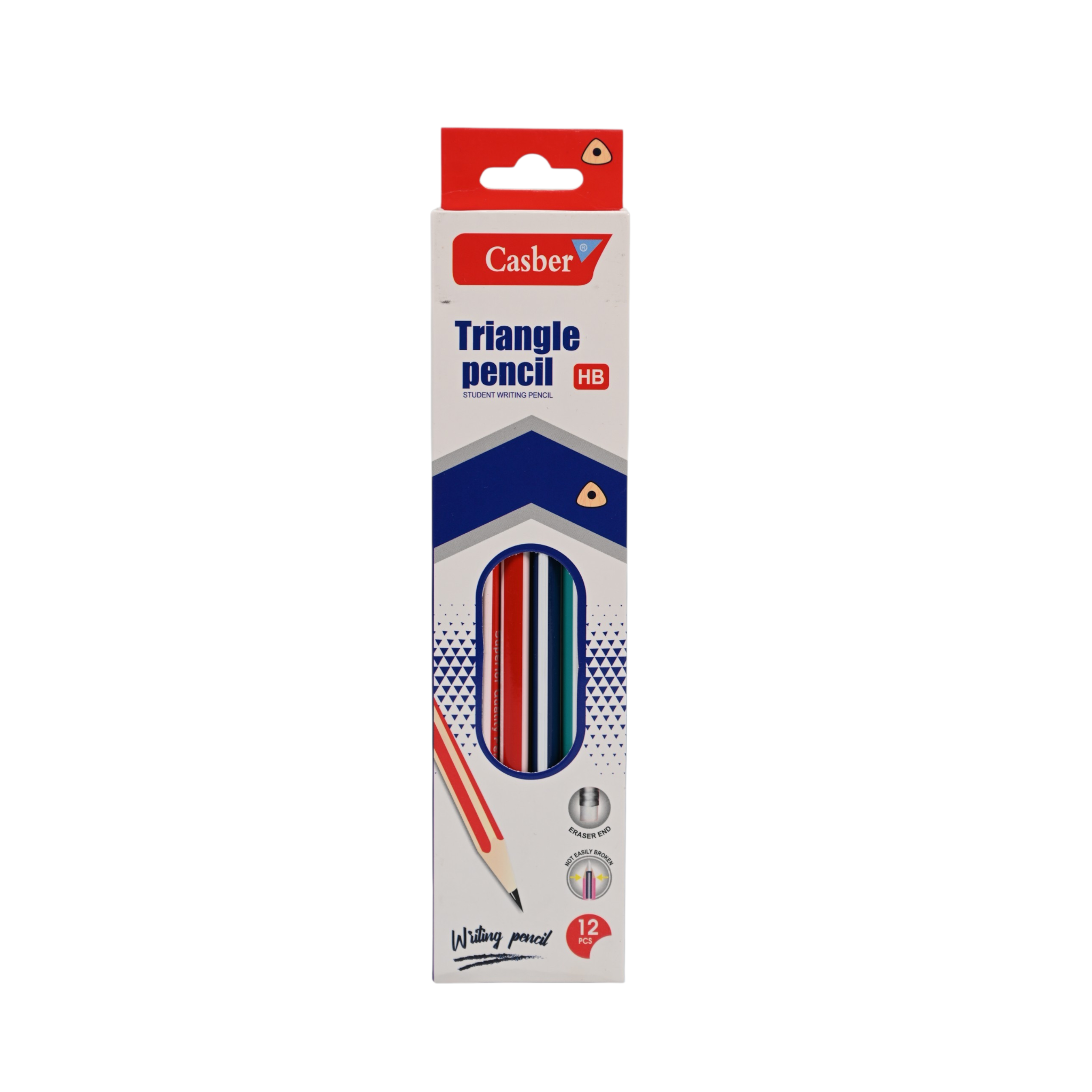 Triangle Pencil HB – 12 PCS