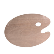 Wooden Paint Palette Oval