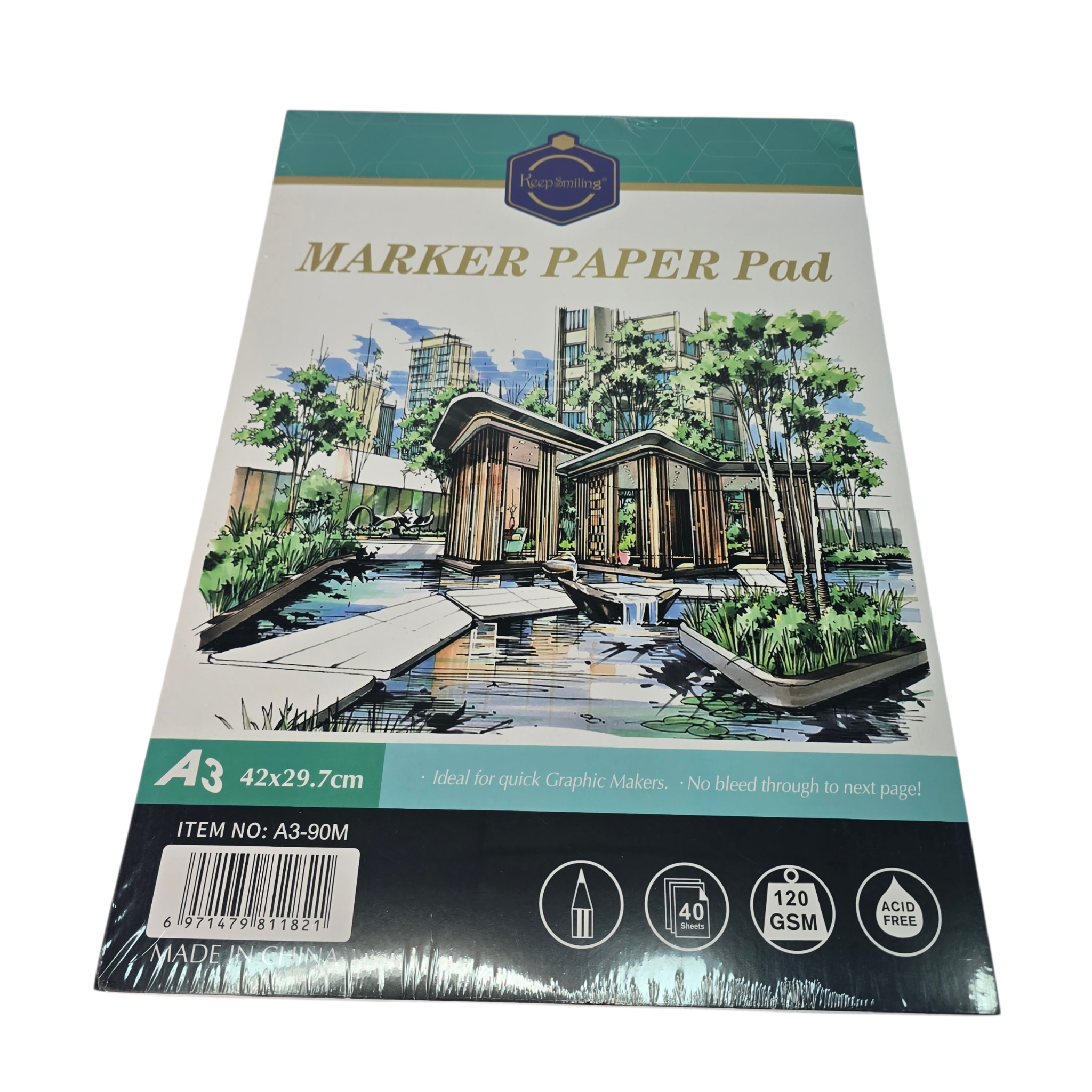 Marker Paper Pad 120g 40 sheets – Al Deraset Whole Sale