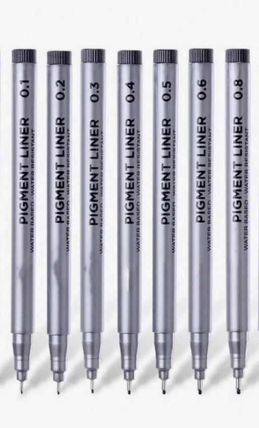 Keep smiling Pigment Liner drawing pen