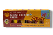 Gouache Color Paint Set – 8 Pieces
