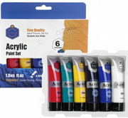 Acrylic Paint Set – 6 Colors (30ml )